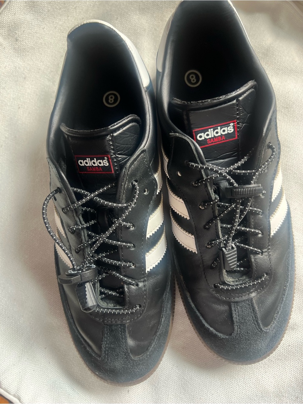 adidas Samba Black and White Low-Top Sneakers